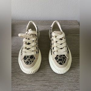 Brand new Zara girl animal print sneakers.